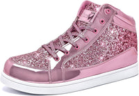 Casual Glitter Sneakers - NeonFlash-Black-7-State of Style
