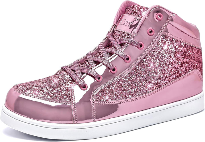 Casual Glitter Sneakers - NeonFlash-Black-7-State of Style