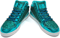 Casual Glitter Sneakers - NeonFlash-Black-7-State of Style