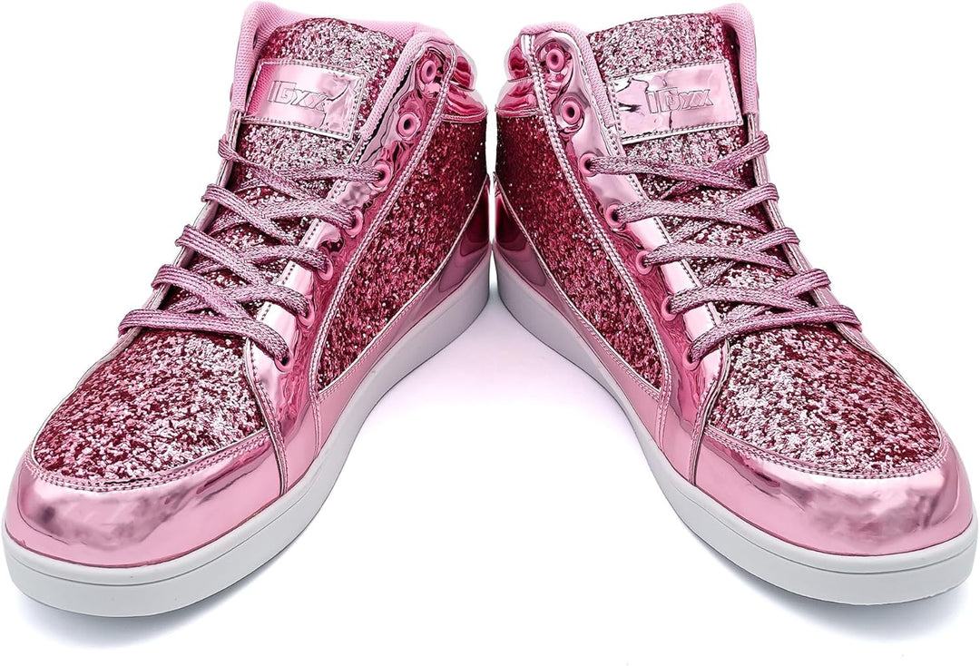 Casual Glitter Sneakers - NeonFlash-Black-7-State of Style