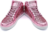 Casual Glitter Sneakers - NeonFlash-Black-7-State of Style