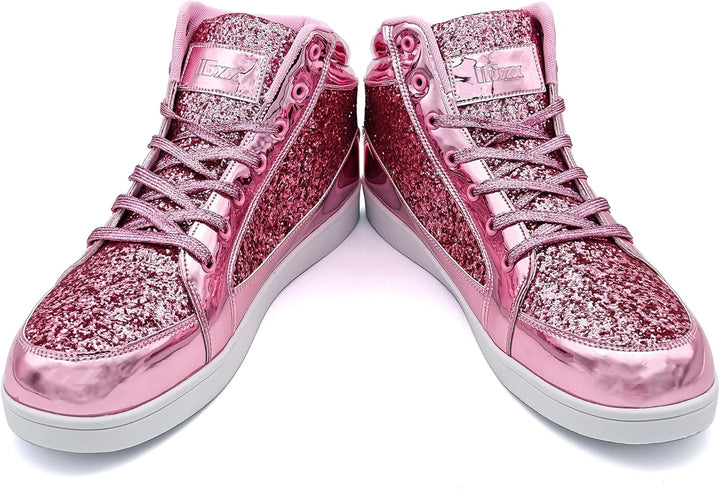 Casual Glitter Sneakers - NeonFlash-Black-7-State of Style