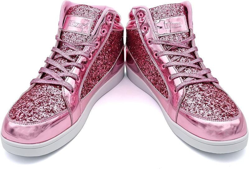 Casual Glitter Sneakers - NeonFlash-Black-7-State of Style