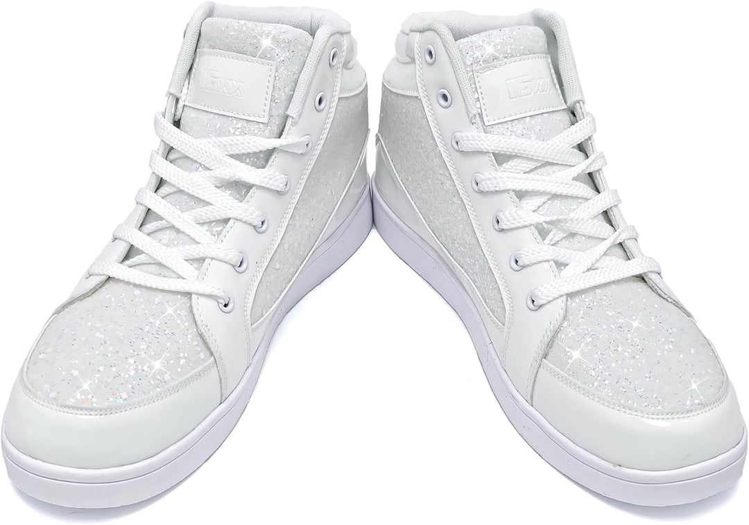 Casual Glitter Sneakers - NeonFlash-Black-7-State of Style