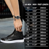 Casual Glitter Sneakers - NeonFlash-Black-7-State of Style