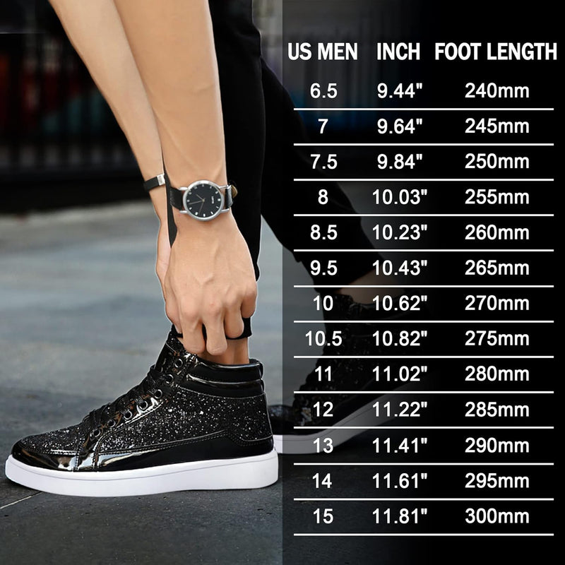 Casual Glitter Sneakers - NeonFlash-Black-7-State of Style