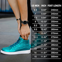 Casual Glitter Sneakers - NeonFlash-Black-7-State of Style