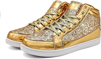 Casual Glitter Sneakers - NeonFlash-Black-7-State of Style