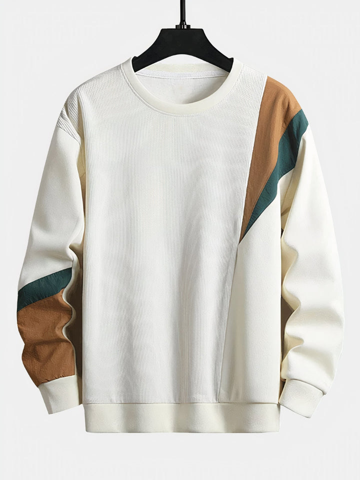 Men's Sweater with Colour-Block Design – Ruben