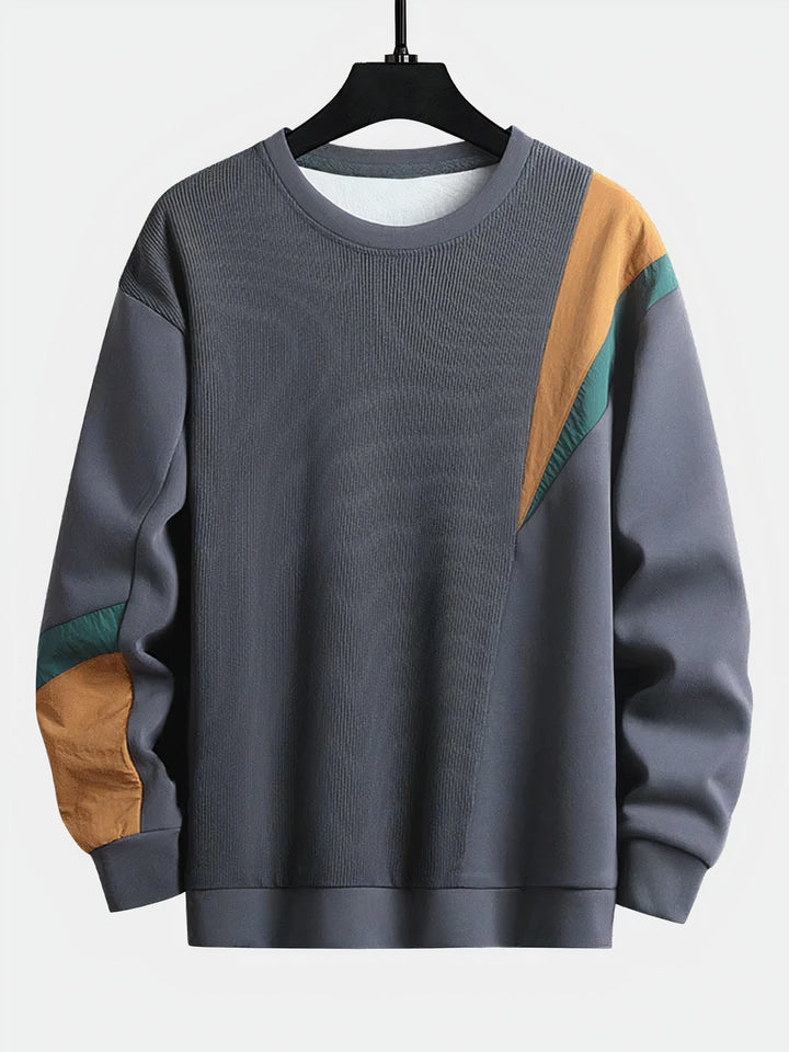 Men's Sweater with Colour-Block Design – Ruben