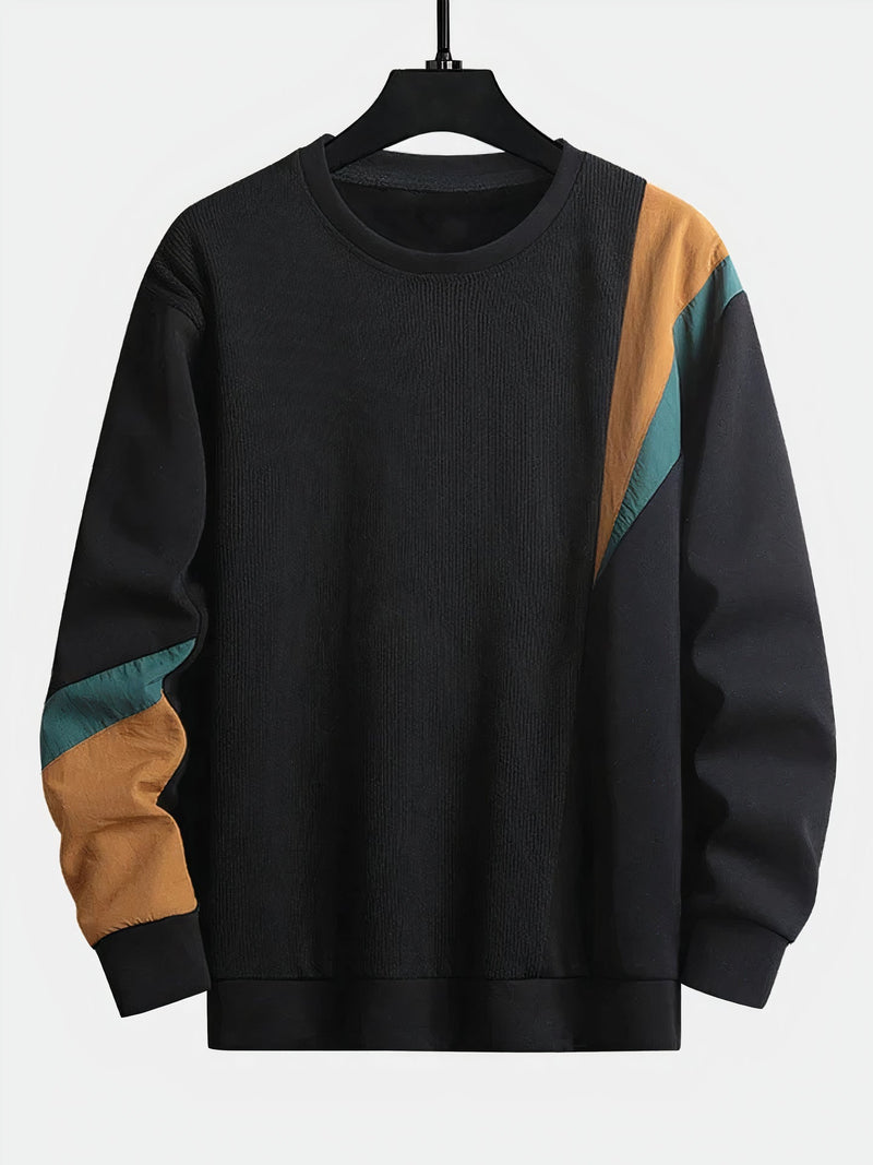 Men's Sweater with Colour-Block Design – Ruben