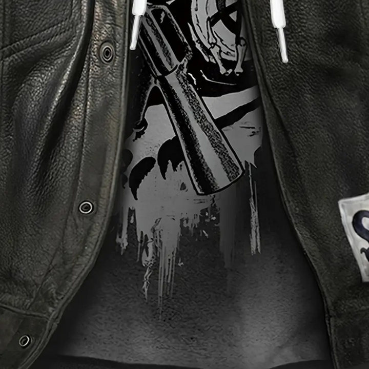 Casual Hoodie with Unique Print for Men - Mason-S-State of Style