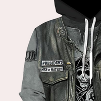 Casual Hoodie with Unique Print for Men - Mason-S-State of Style