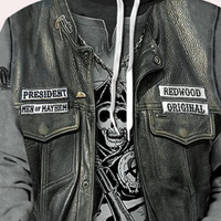 Casual Hoodie with Unique Print for Men - Mason-S-State of Style