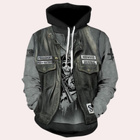 Casual Hoodie with Unique Print for Men - Mason-S-State of Style