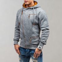 Casual Hoodie with Zip - Orion-Black-S-State of Style