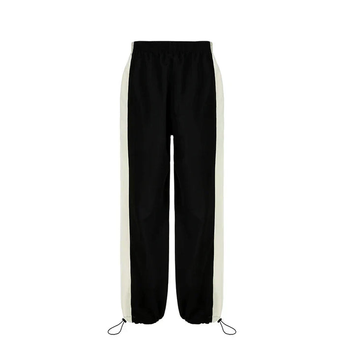 Casual Jogging Trousers with Colour Blocks - Nova-Black-XS-State of Style