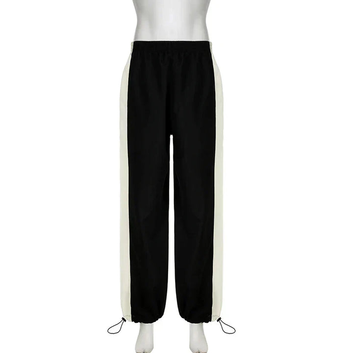 Casual Jogging Trousers with Colour Blocks - Nova-Black-XS-State of Style