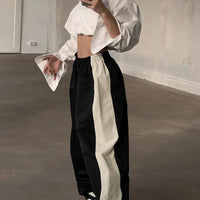 Casual Jogging Trousers with Colour Blocks - Nova-Black-XS-State of Style