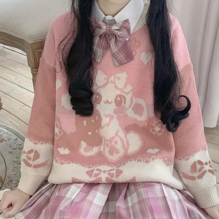 Casual Jumper with Round Neck for Women - Riva-XS-State of Style