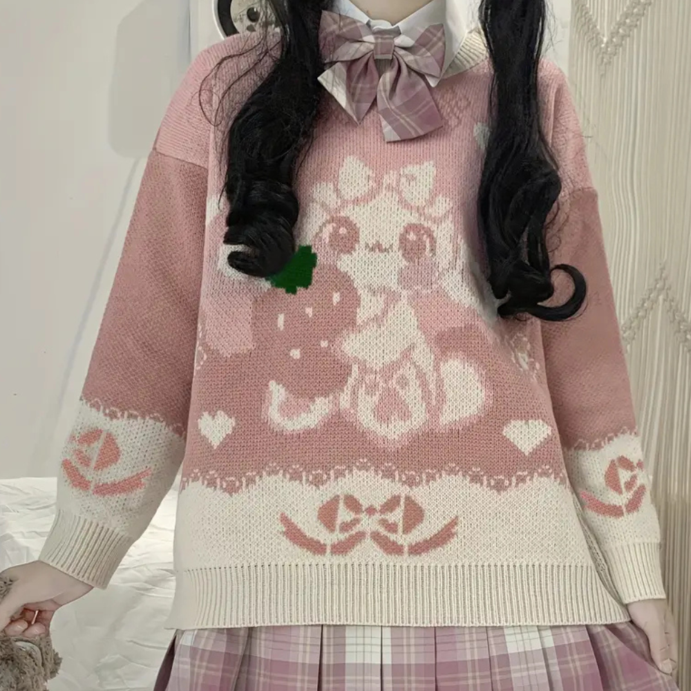 Casual Jumper with Round Neck for Women - Riva-XS-State of Style