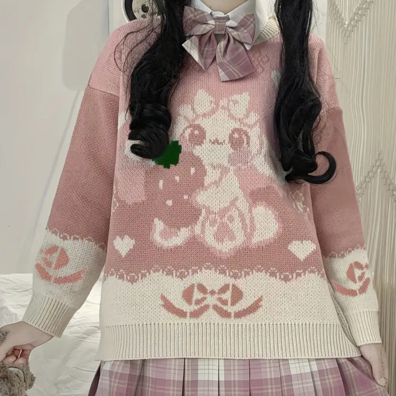 Casual Jumper with Round Neck for Women - Riva-XS-State of Style