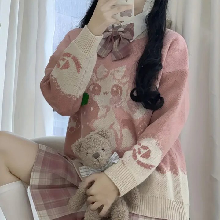 Casual Jumper with Round Neck for Women - Riva-XS-State of Style