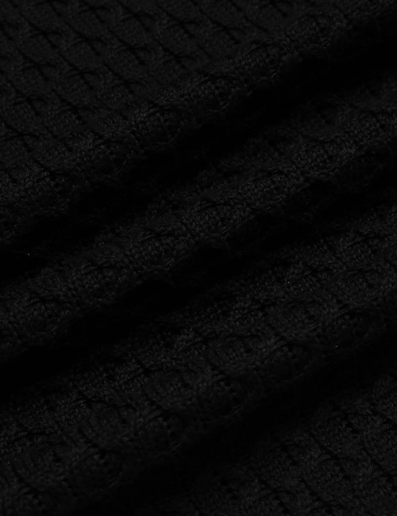 Casual Knit Men's Turtleneck - Sander-Black-S-State of Style