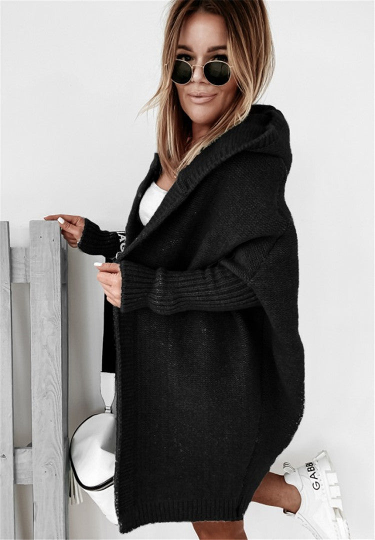 Casual Knit Women's Cardigan - Eliza-Black-S-State of Style