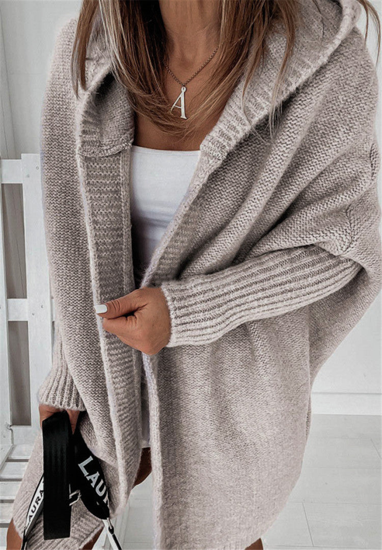 Casual Knit Women's Cardigan - Eliza-Grey-S-State of Style