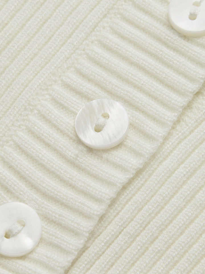 Casual Knitted Ladies Shirt - Elodie-White-XS-State of Style