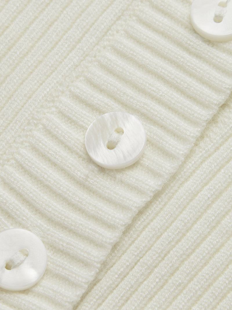 Casual Knitted Ladies Shirt - Elodie-White-XS-State of Style