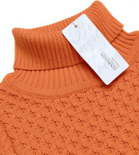 Casual Knitted Men's Turtleneck Sweater - Sander-Black-S-State of Style