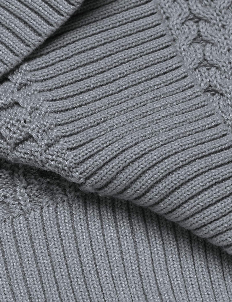 Casual Knitted Men's Turtleneck Sweater - Sander-Black-S-State of Style
