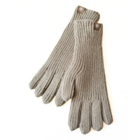 Casual Knitted Women's Gloves - Elara-Khaki-State of Style