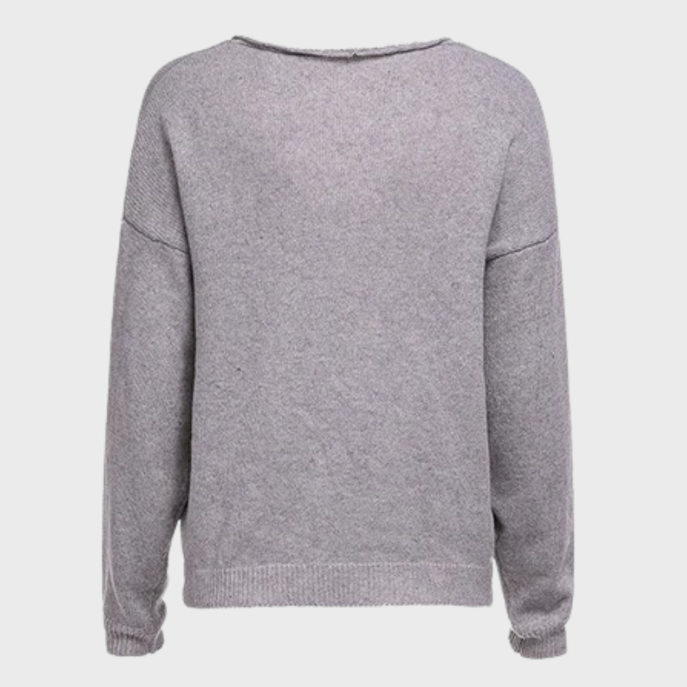 Casual Knitted Women's Sweater - Mila-Yellow-S-State of Style