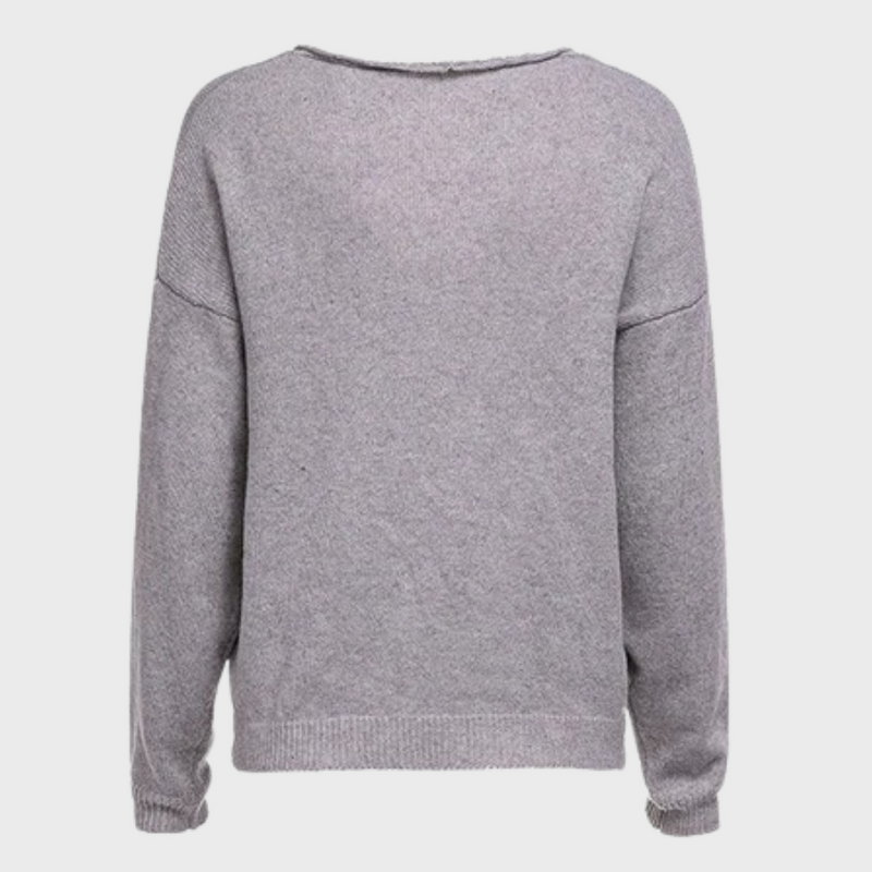 Casual Knitted Women's Sweater - Mila-Yellow-S-State of Style