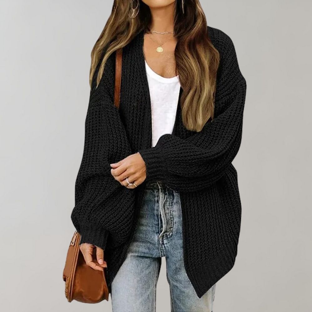 Casual Knitted Women's Vest - Aria-Black-S-State of Style