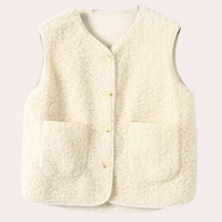 Casual Knotted Women's Gilet - Noa-Beige-XS-State of Style