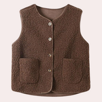 Casual Knotted Women's Gilet - Noa-Brown-XS-State of Style