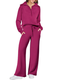 Casual Ladies Lounge Set - Luna-Pink-S-State of Style