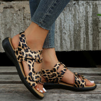 Casual Ladies Sandals with Velcro Closure – Nina-Leopard-3-State of Style