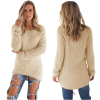 Casual Ladies Sweater - Ella-Beige-S-State of Style