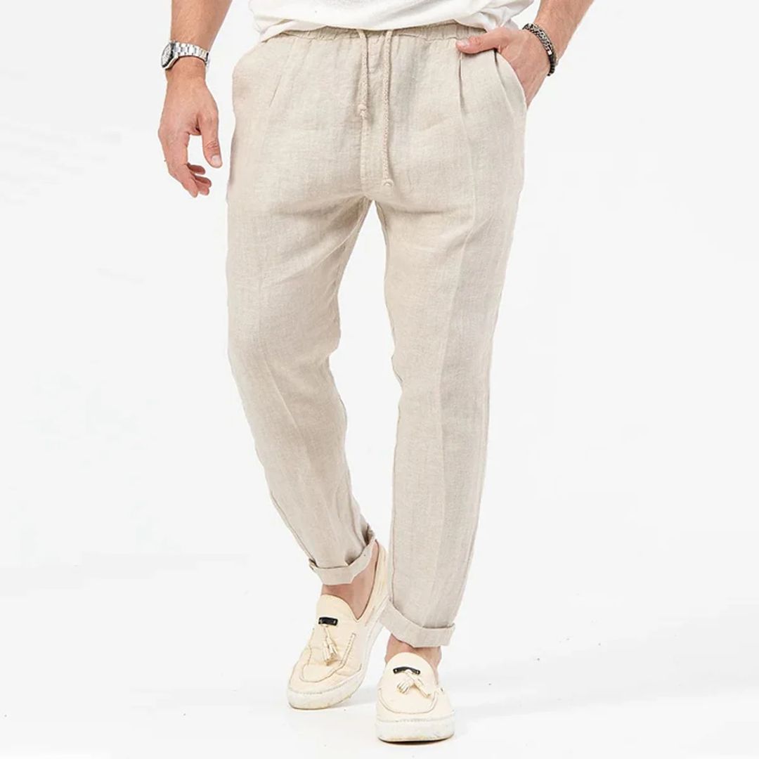 Casual Lightweight Pants | Comfortable Everyday Wear-Khaki-30-State of Style