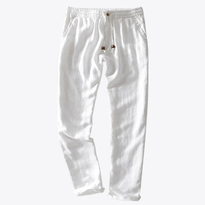 Casual Lightweight Pants | Comfortable Everyday Wear-White-30-State of Style