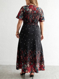 Casual Long Floral Dress in Plus Size-XL-State of Style