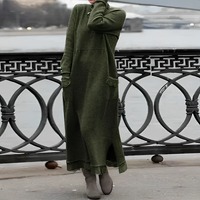 Casual Long Winter Dress - Noelle-Green-S-State of Style