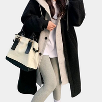 Casual Long Women's Jacket with Hood - Isla-Black-XS-State of Style