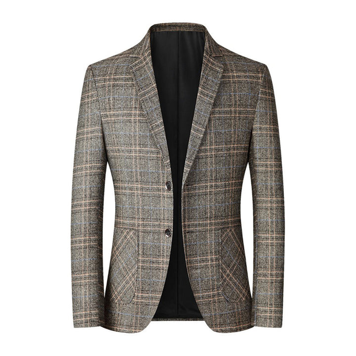 Casual Men's Blazer - Alvaro-Khaki-XS-State of Style