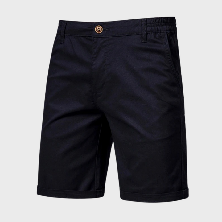 Casual men's cotton shorts – Luca-Black-XS-State of Style